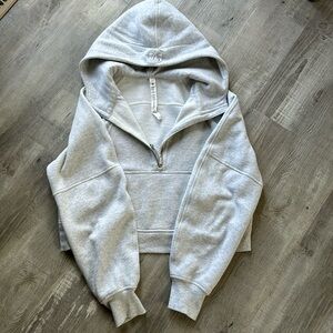 Scuba 1/2 zip hoodie